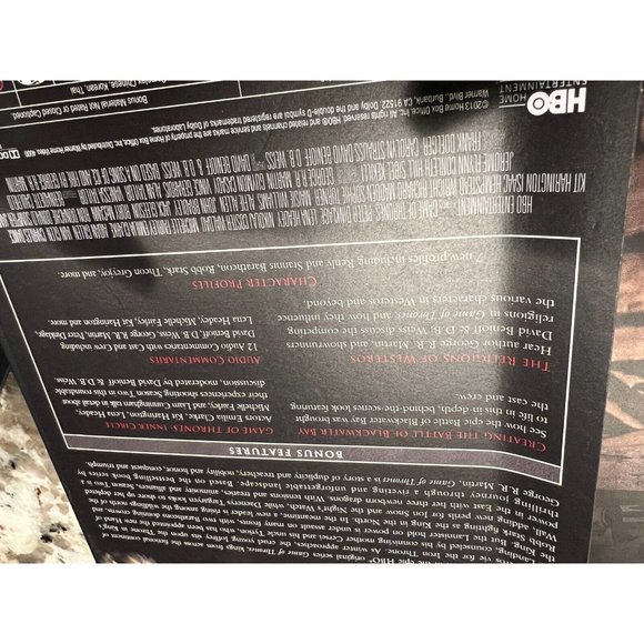 Game of Thrones The Complete Second 2nd 2 Season DVD 2013 5 Disc Box Set Fantasy - Picture 12 of 12